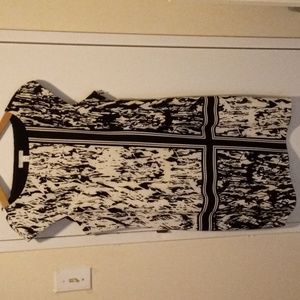 London Style Collection Black And White Dress Size 14